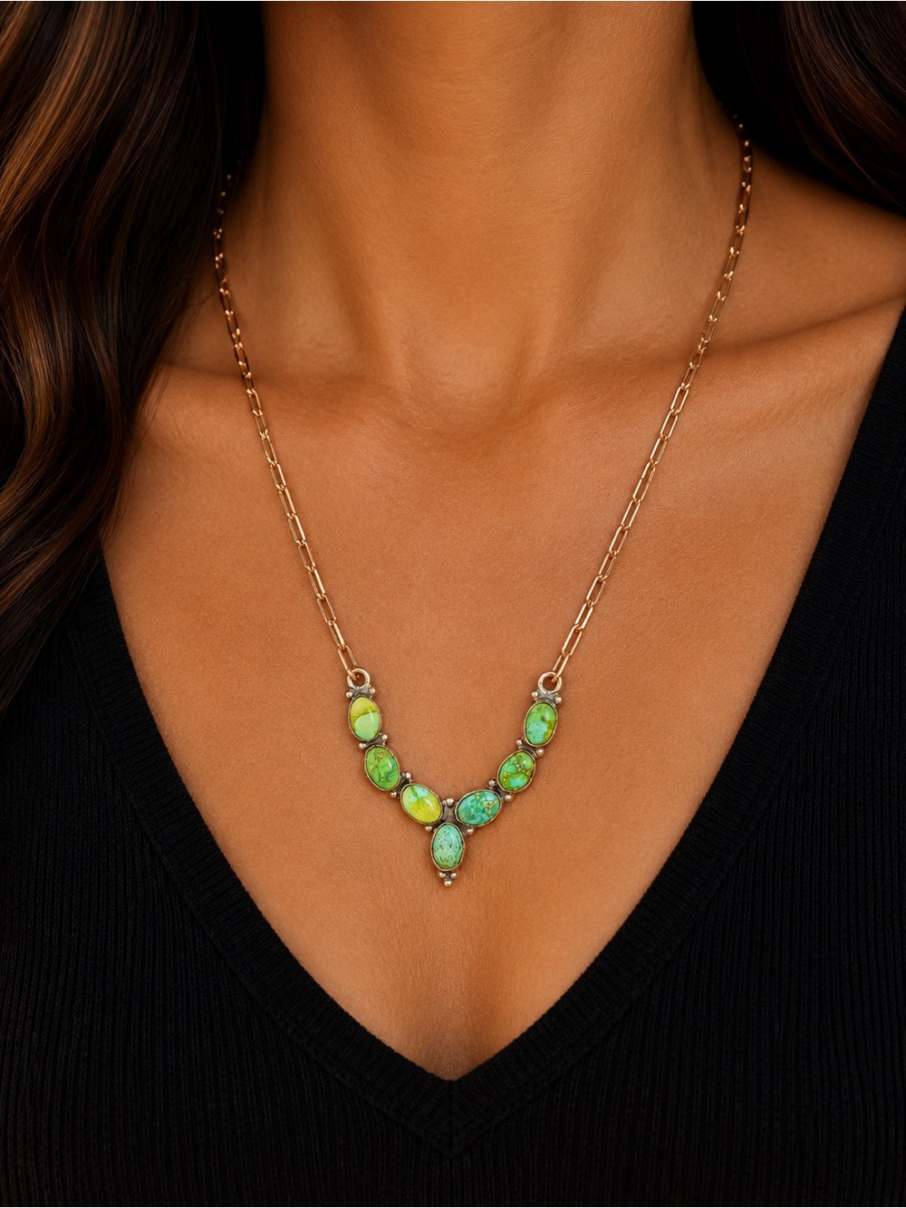 ✨ Southwestern Turquoise Statement Necklace ✨